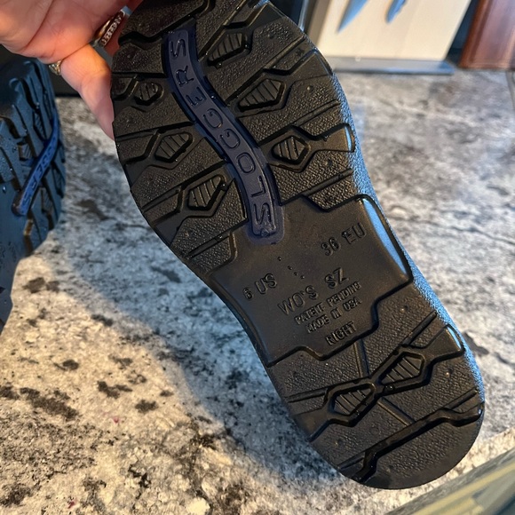 Sloggers Womens Rubber Ankle Gardening Rain Boots Booties Navy Blue US 6/EUR 36 - Picture 7 of 9